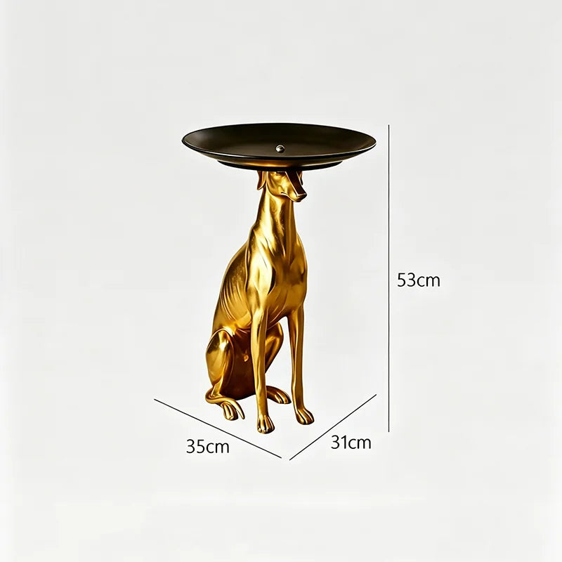 Greyhound Tray-Form Floor Sculpture