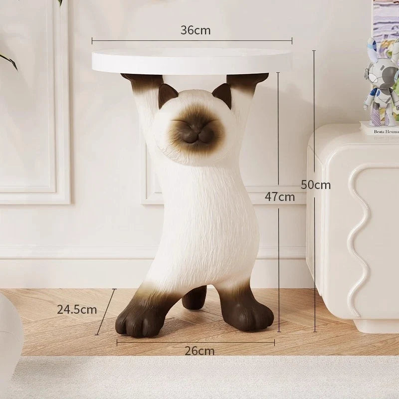 THE SIAM | Cat-Form Resin Side Table