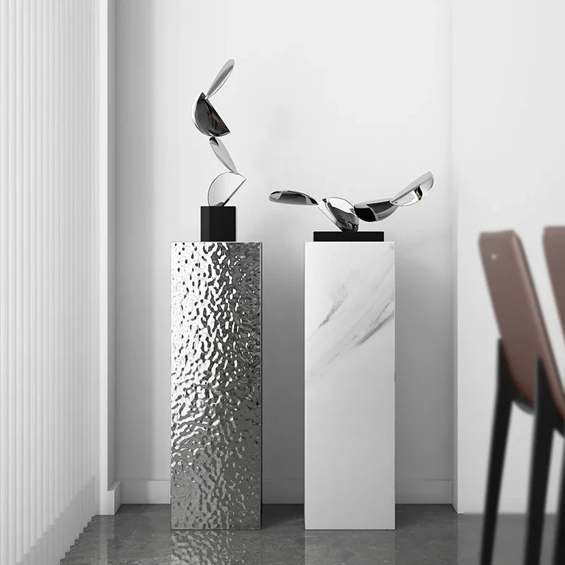 Abstract Stainless Steel Sculpture