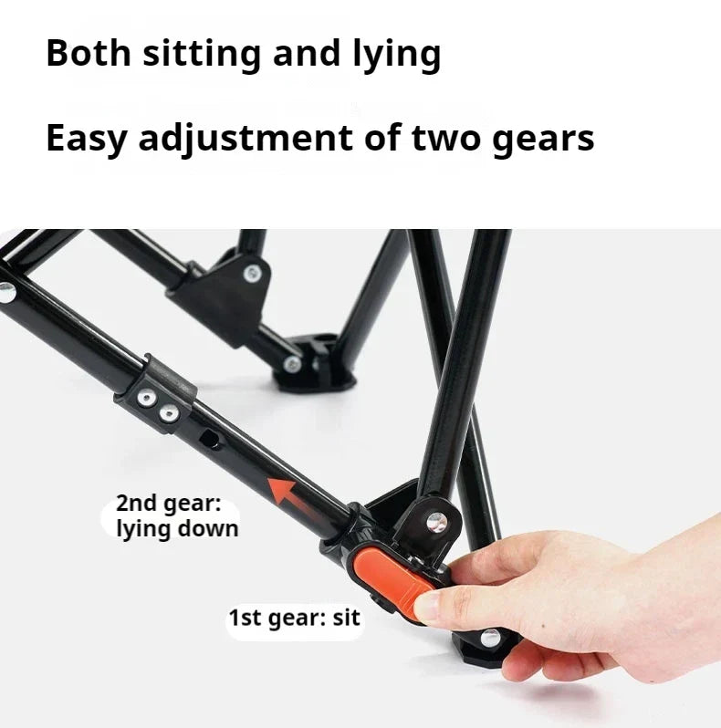Naturehike SEA STAR 001 Camping Moon Chair Outdoor Push-up High Back Portable Folding Adjustable Lounge Chair Picnic Leisure Seat Bearing 120KG