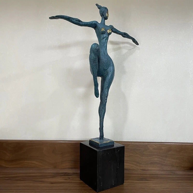 THE BALANCE | Abstract Bronze Female Figure