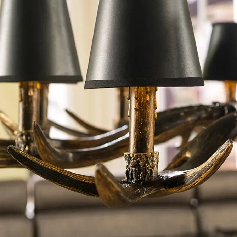 Resin Antler Chandelier