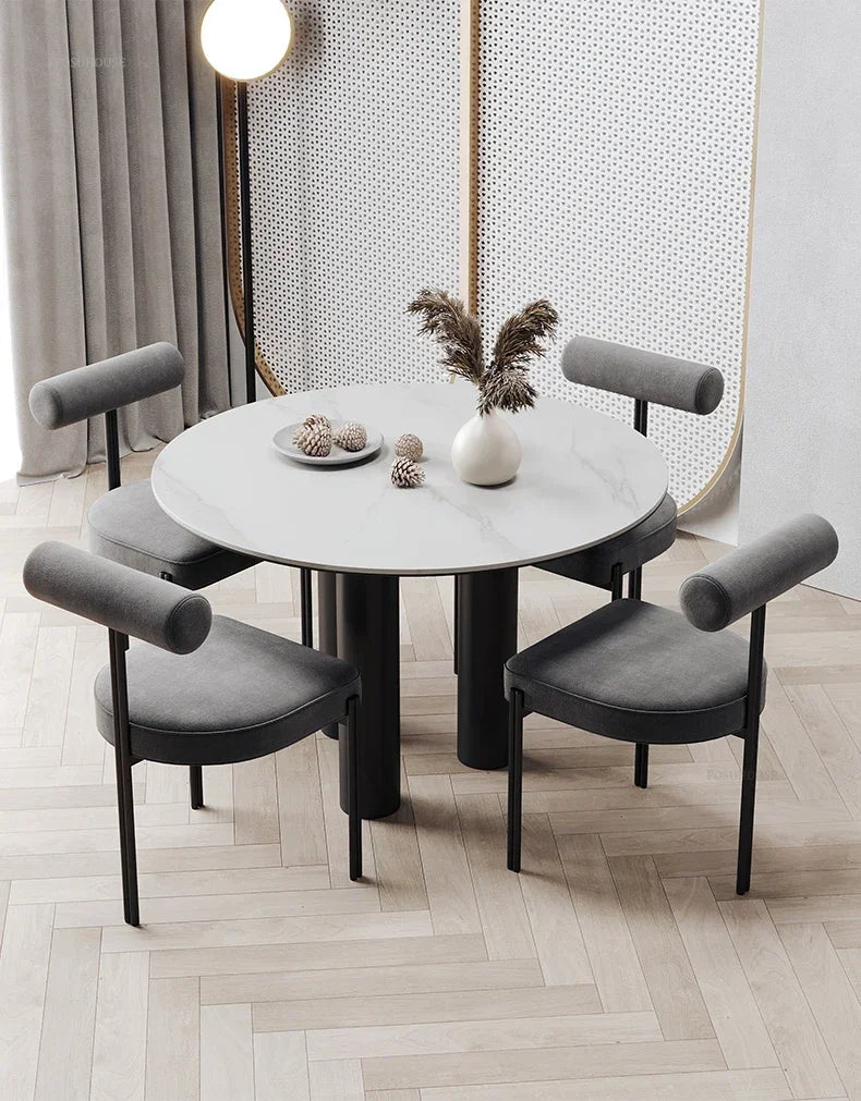 Nordic Three-Leg Upholstered Dining Chair