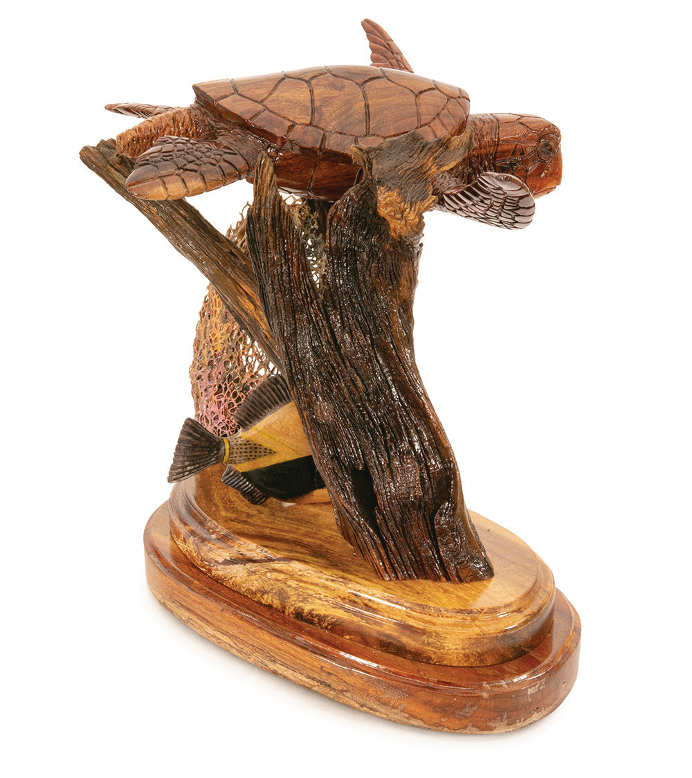 Wood Sculpture "Reef Explorer" by Craig Nichols