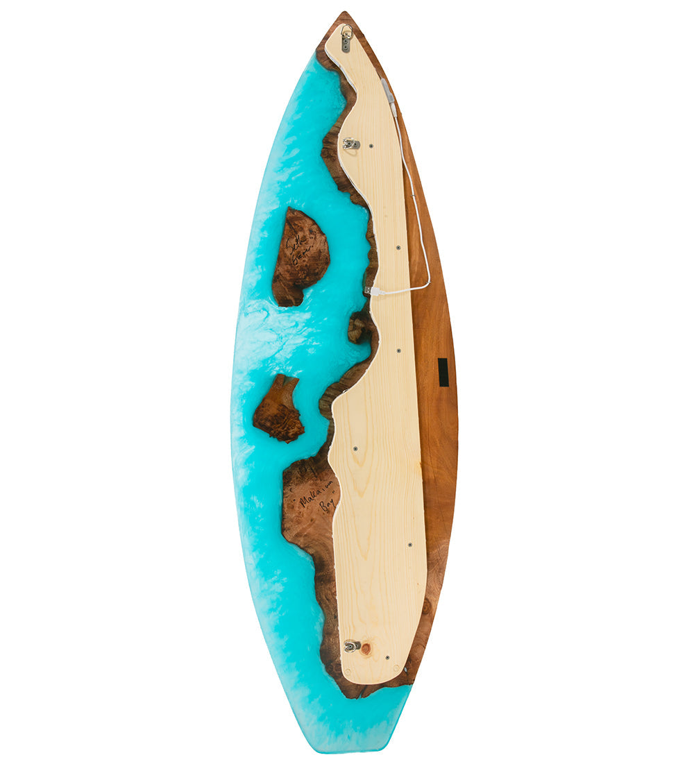 59" Surfboard "Makaiwa Bay" by Seth Greene