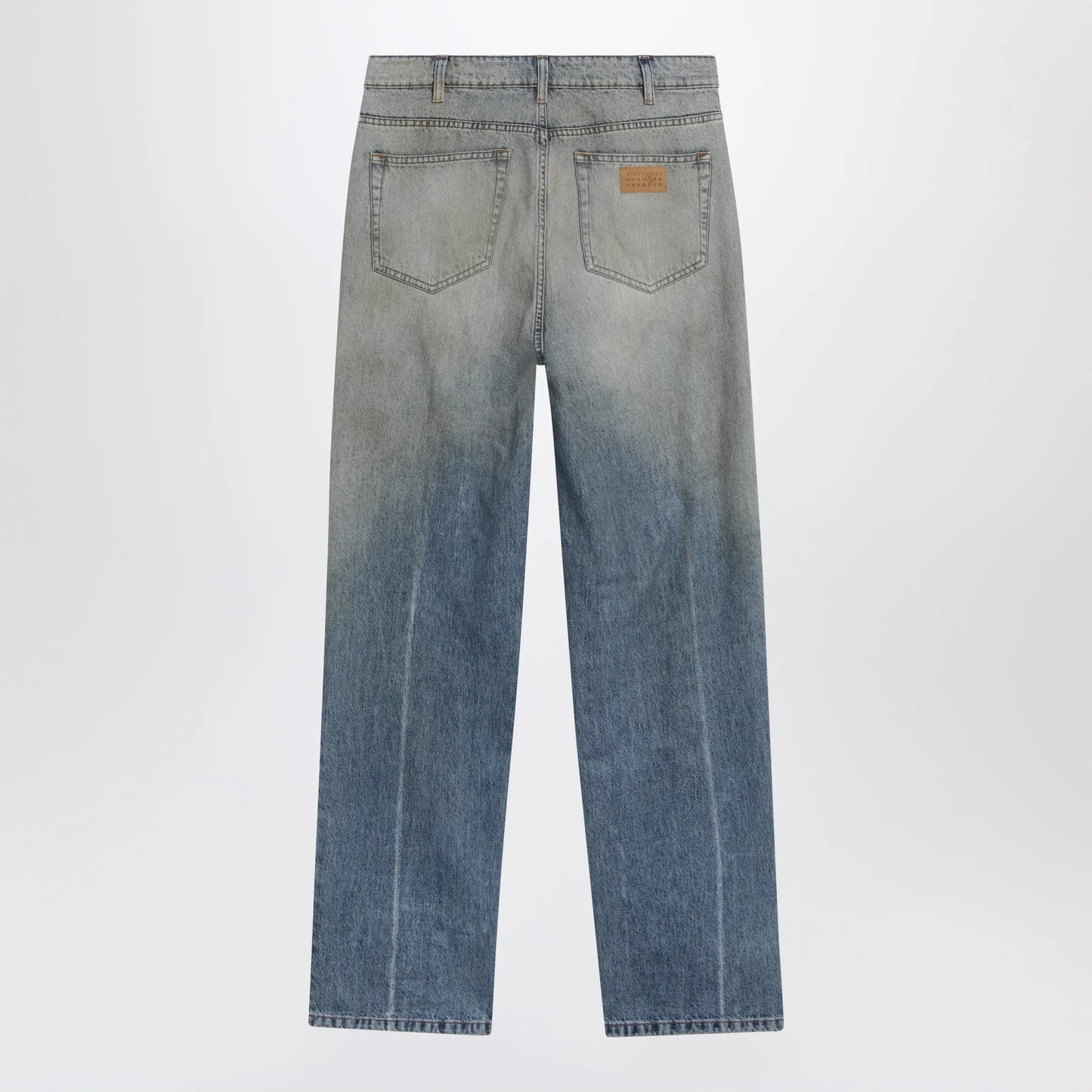 MM6 Maison Margiela - Mid-blue washed-effect denim jeans