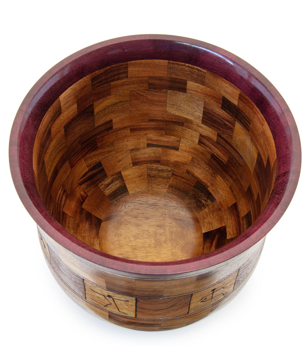 Segmented Koa Vessel 10" Petro by Gregg Smith