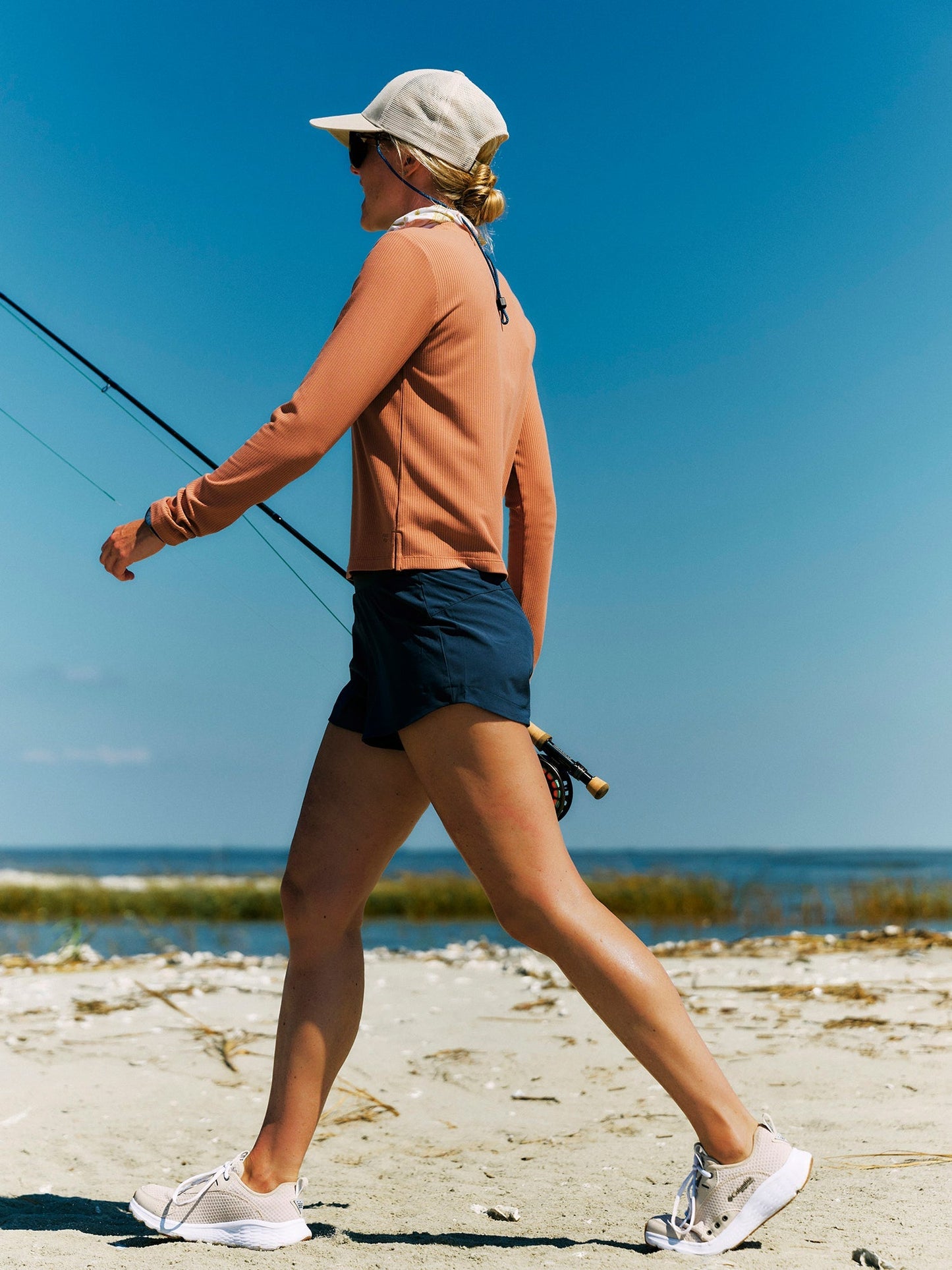 Women's Ribbed Bamboo Long Sleeve - Smokey Olive