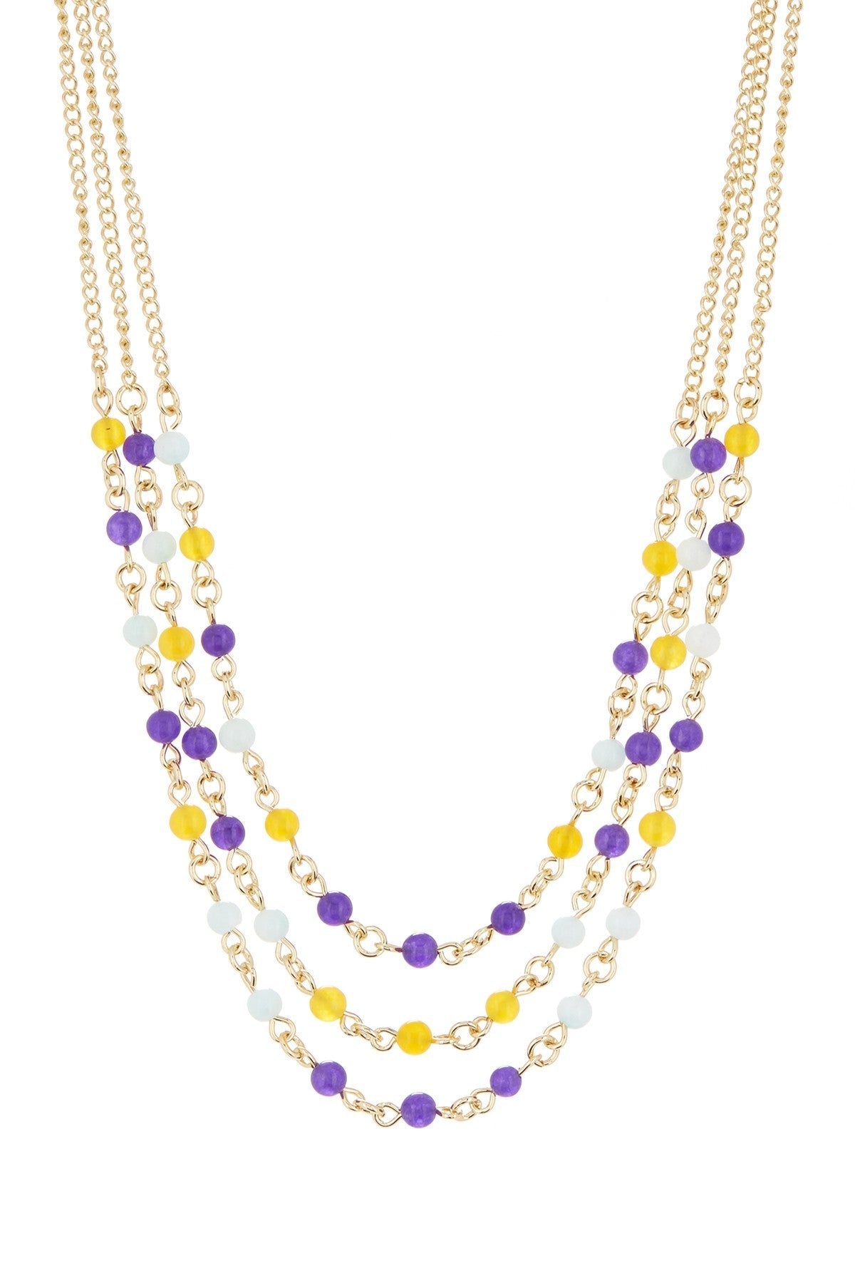 Amazonite & Agate Layered Necklace - GP