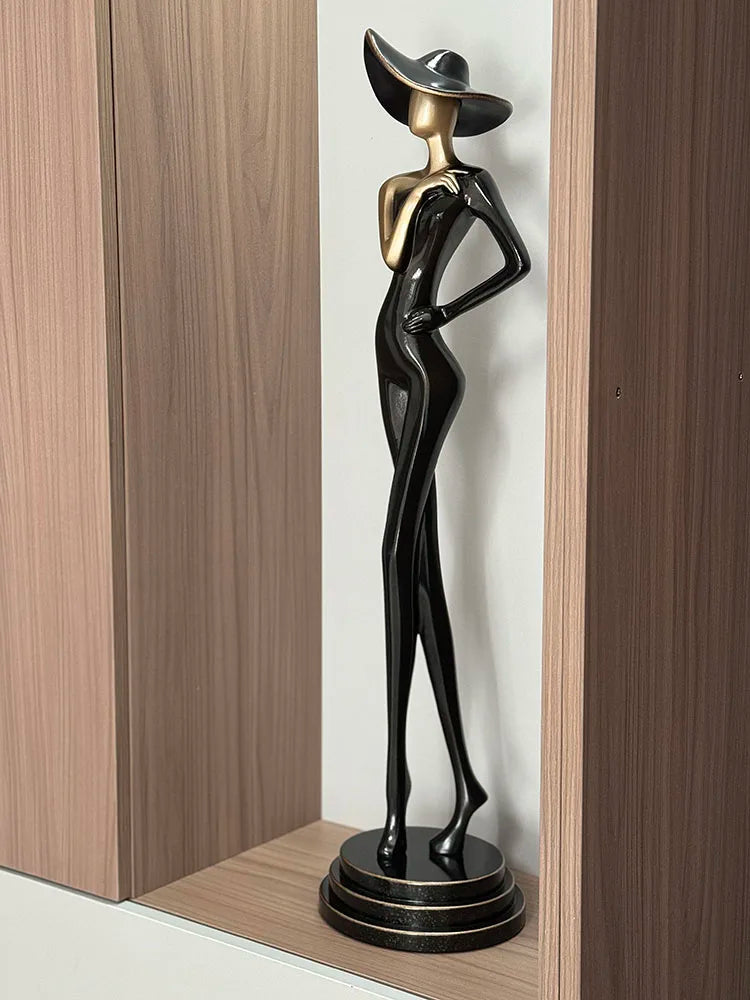 Elongated Figure Sculpture