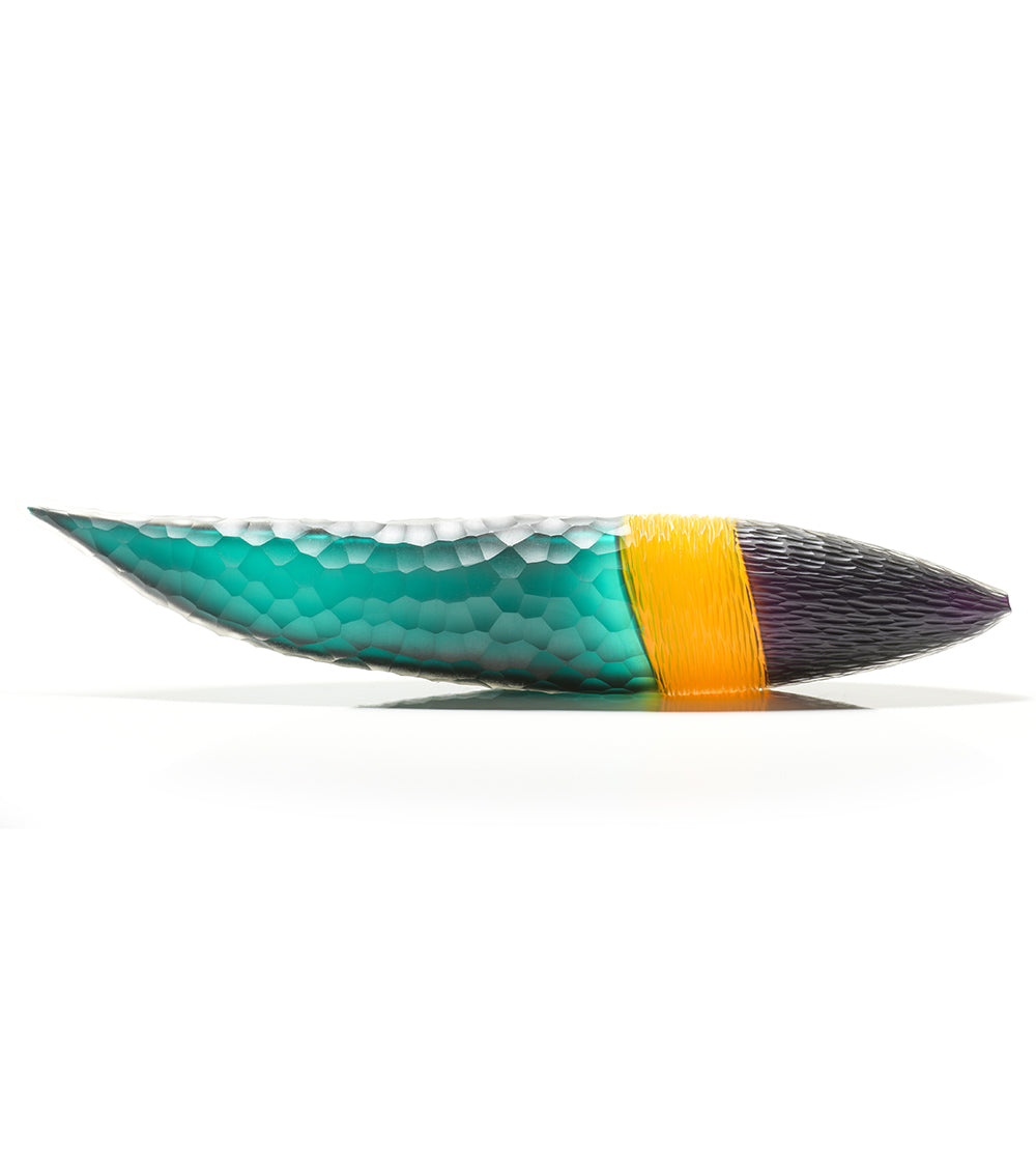 Glass "Saddle Wrasse" by Jonathan Swanz