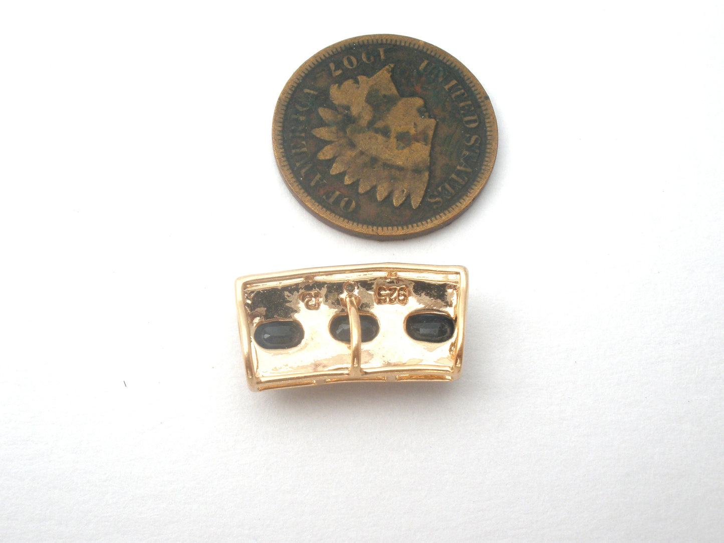 Sapphire & Diamond 925 Slide Pendant by Ross Simons
