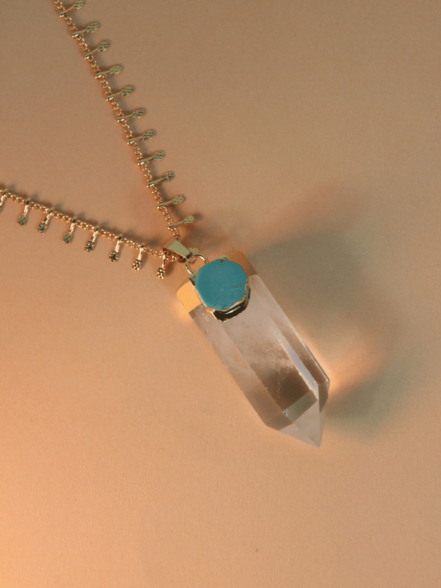 AGATHA Long Necklace - Pendulum Pendant