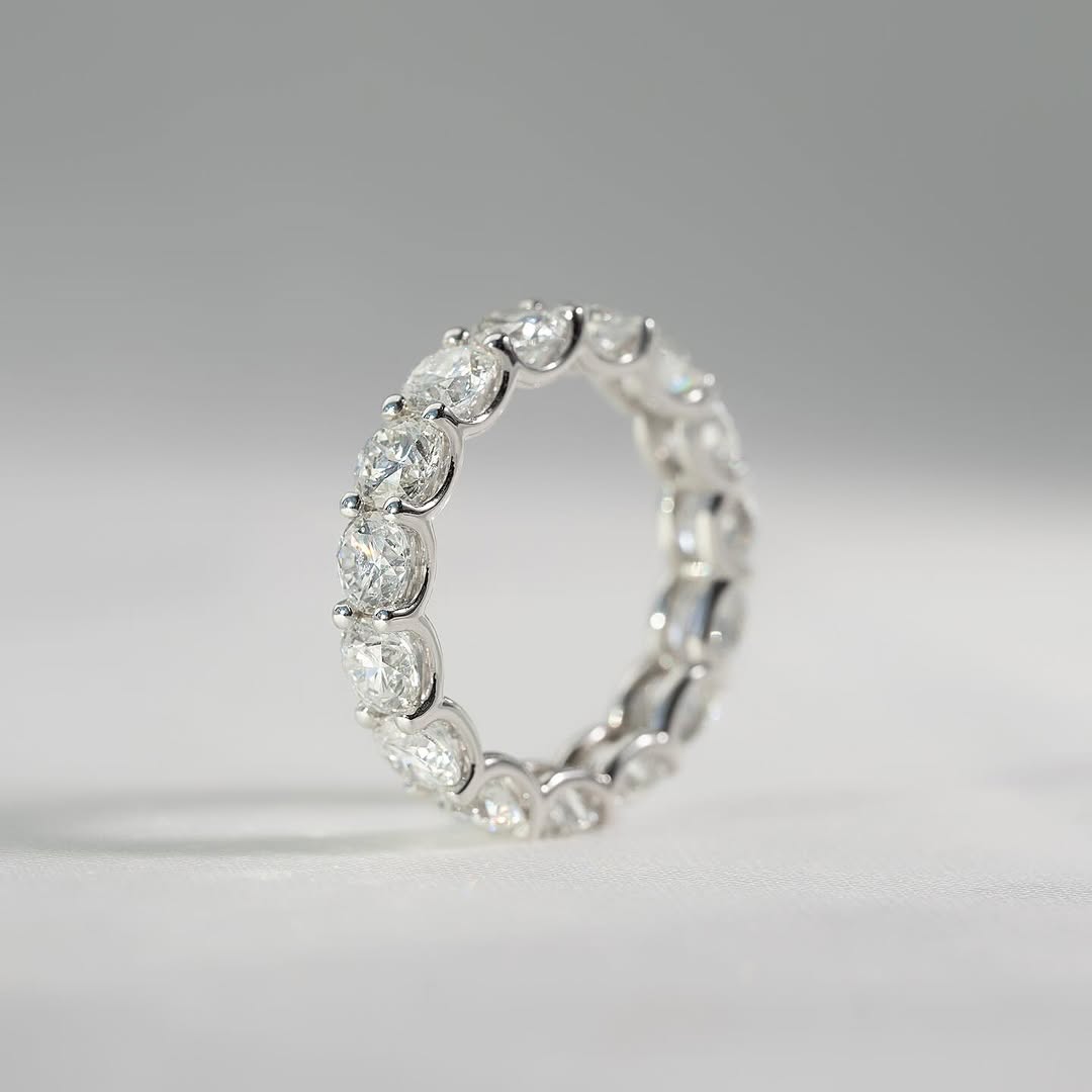 Solarii Round Cut Wedding Ring In 925 Sterling Silver