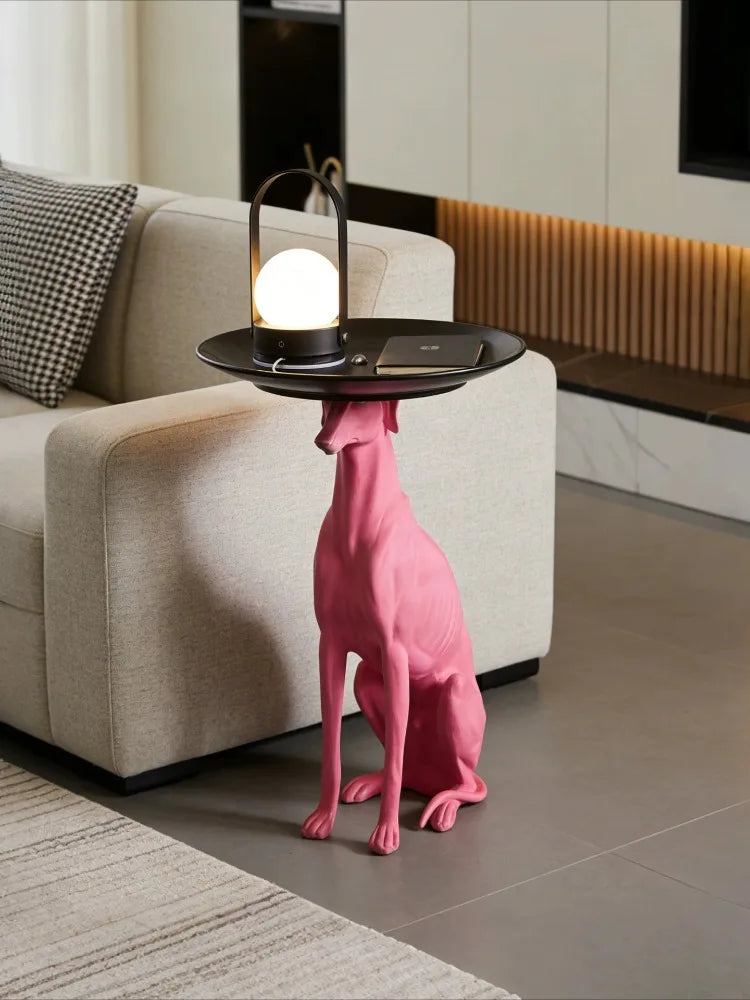 Greyhound Tray-Form Floor Sculpture