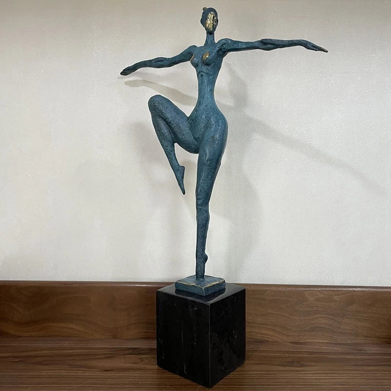 THE BALANCE | Abstract Bronze Female Figure