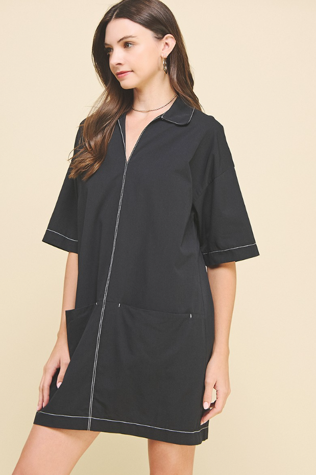 Alena V-Neck Mini Dress