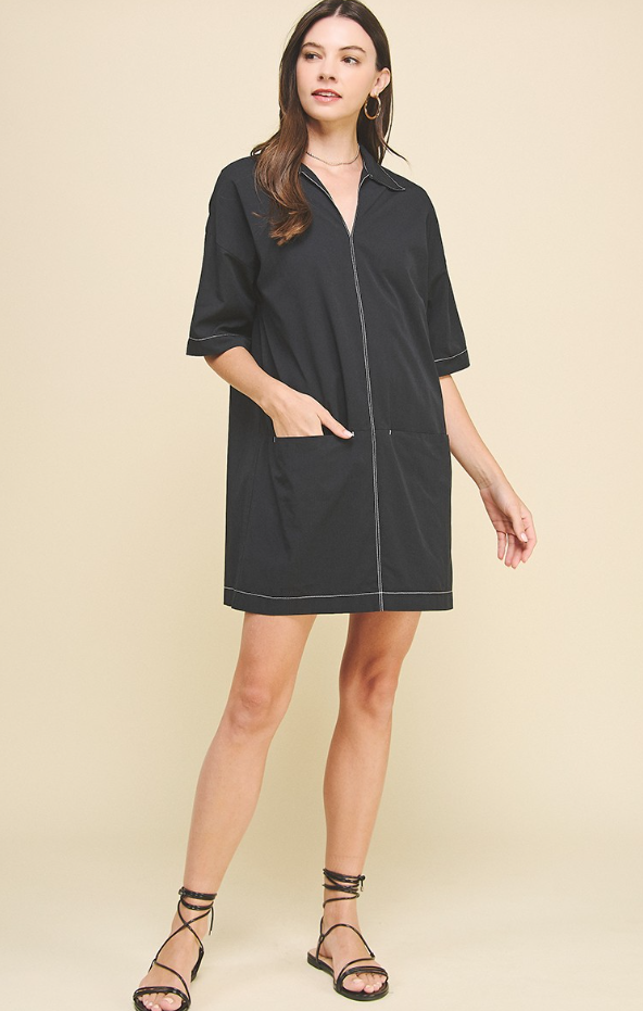 Alena V-Neck Mini Dress