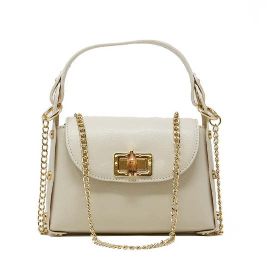 German Fuentes Bamboo Leather Bag