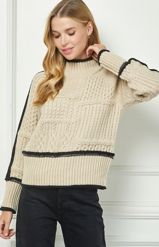 Juliet Trimmed Sweater