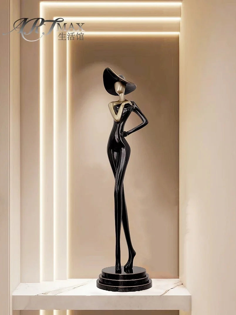 Elongated Figure Sculpture