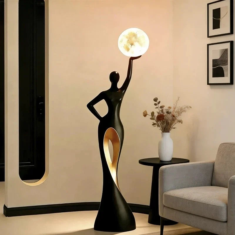 Large Floor Figure Resin Sculpture