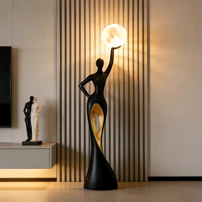 Large Floor Figure Resin Sculpture