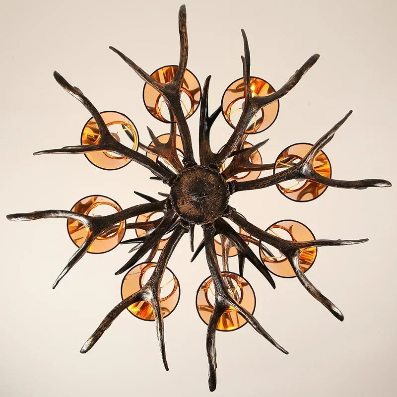 Resin Antler Chandelier