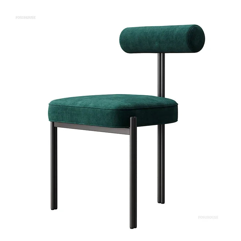 Nordic Three-Leg Upholstered Dining Chair