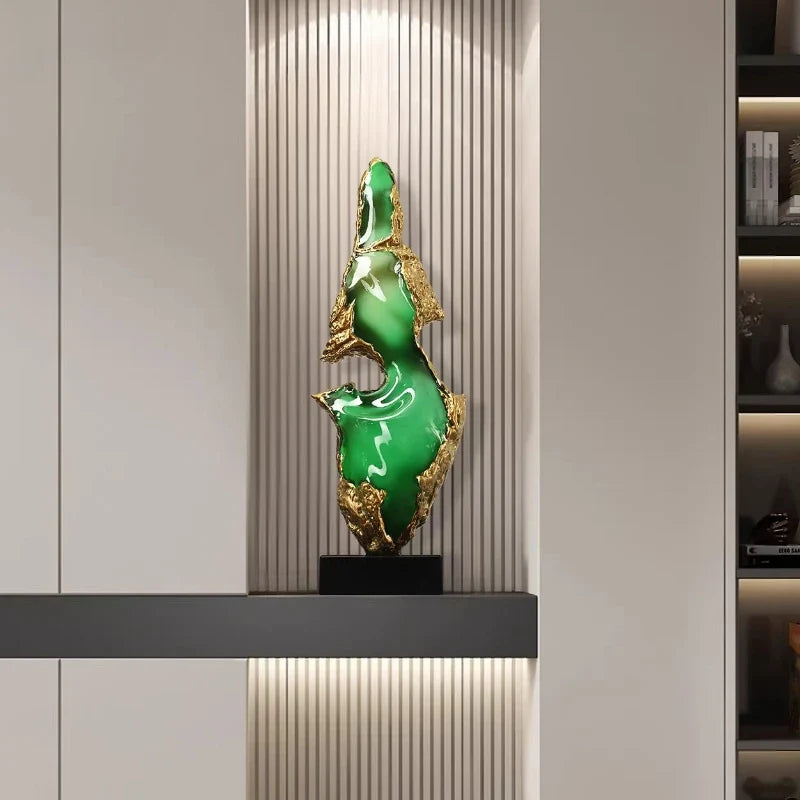 Large Abstract Resin Sculpture