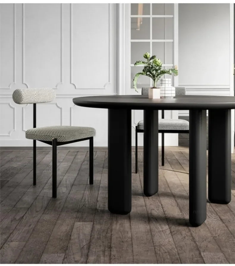 Nordic Three-Leg Upholstered Dining Chair