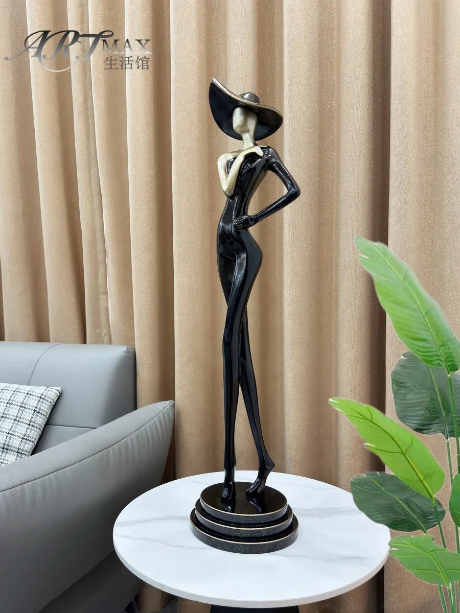 Elongated Figure Sculpture