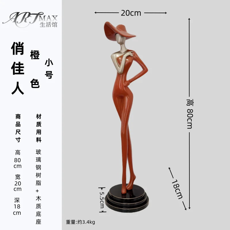 Elongated Figure Sculpture