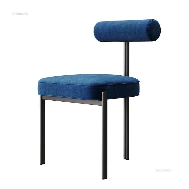 Nordic Three-Leg Upholstered Dining Chair