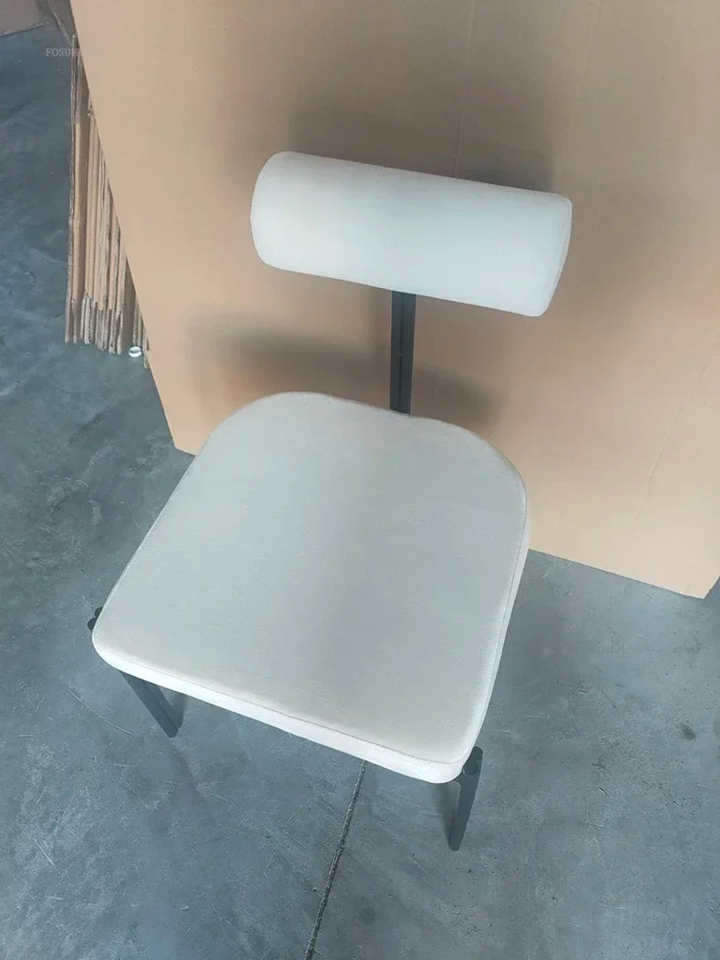 Nordic Three-Leg Upholstered Dining Chair