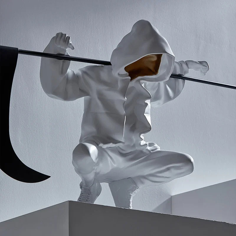 THE REAPER | Hooded Figure Sculpture