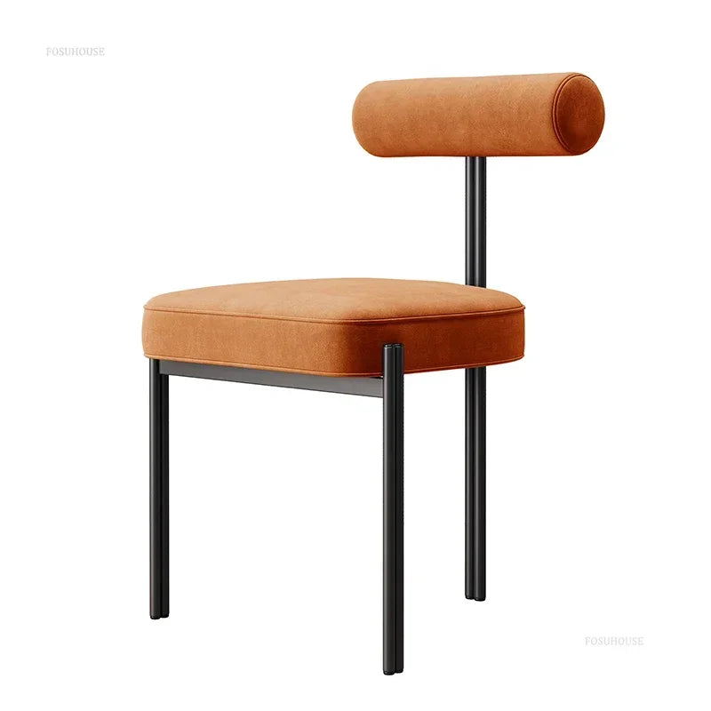 Nordic Three-Leg Upholstered Dining Chair