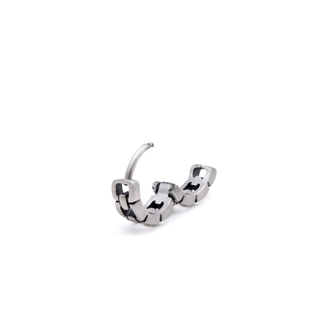 Silver Bond Earring