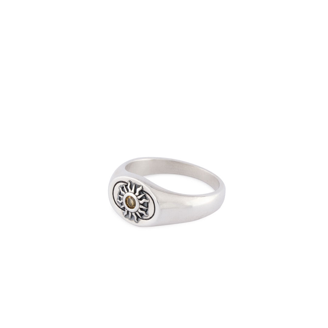 Silver Helios Ring