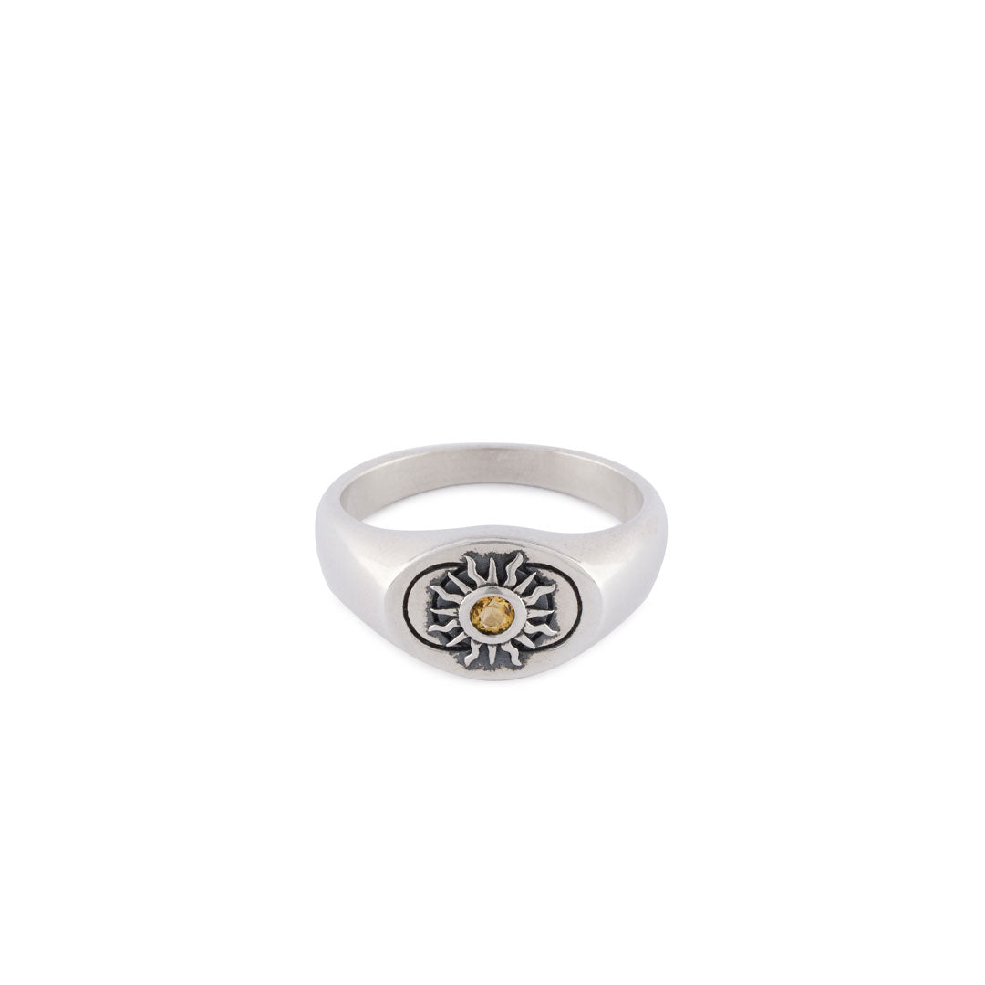Silver Helios Ring
