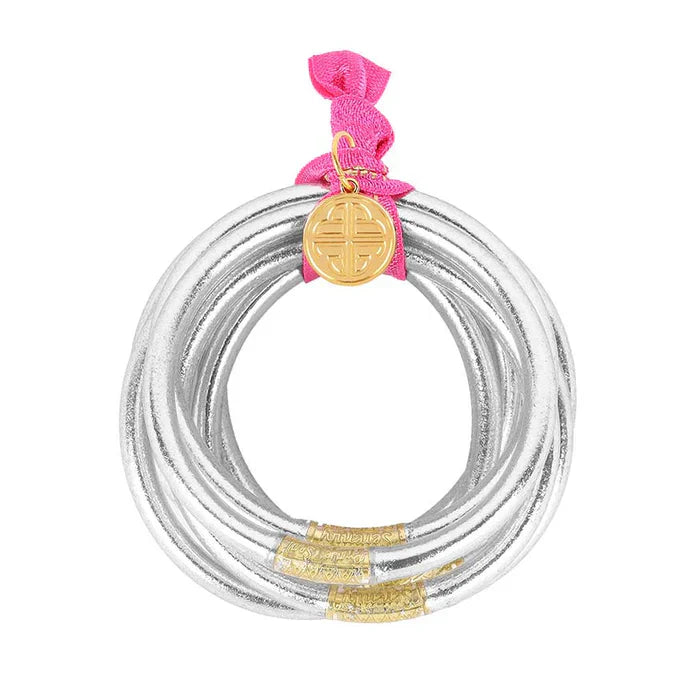 BuDhaGirl All Weather Bangles-Serenity Prayer (Set of 6)