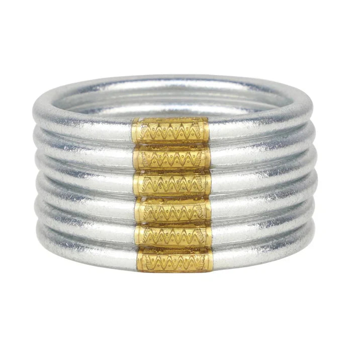 BuDhaGirl All Weather Bangles-Serenity Prayer (Set of 6)