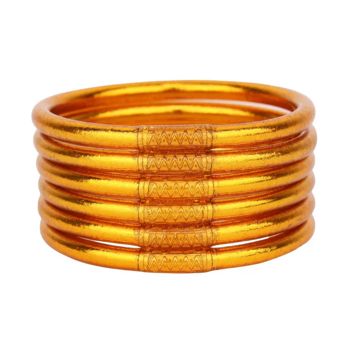 BuDhaGirl All Weather Bangles-Serenity Prayer (Set of 6)
