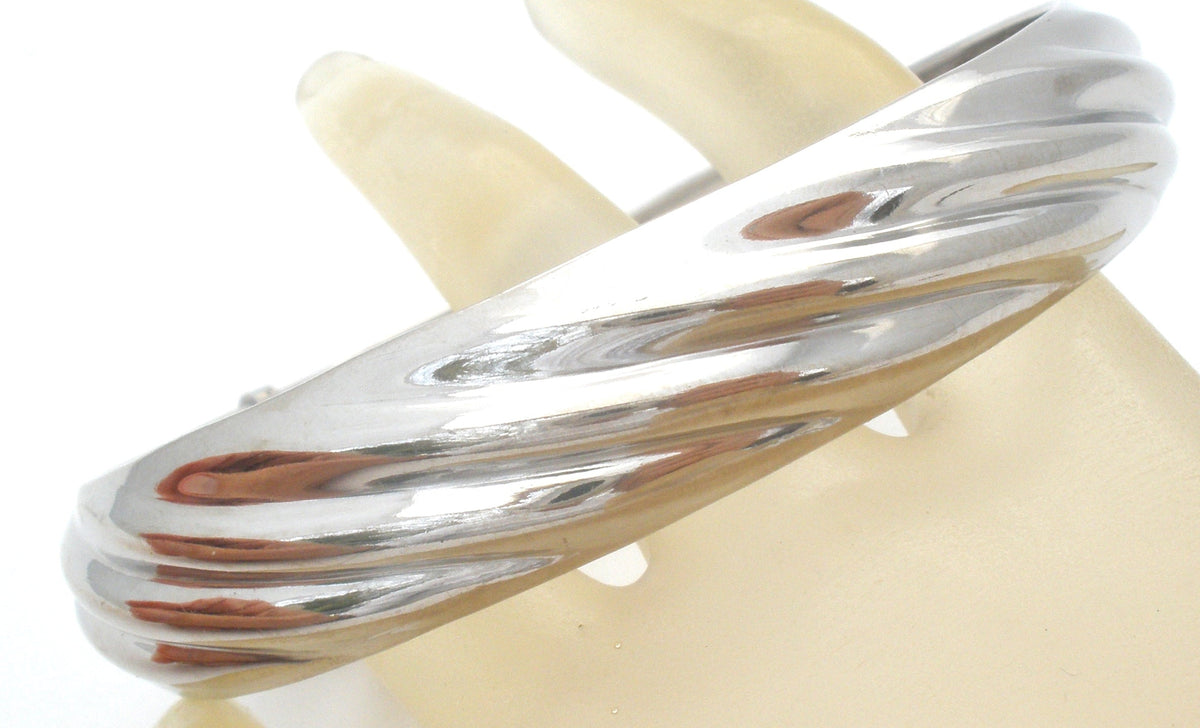 Sterling Silver Bangle Bracelet Italian LIRM
