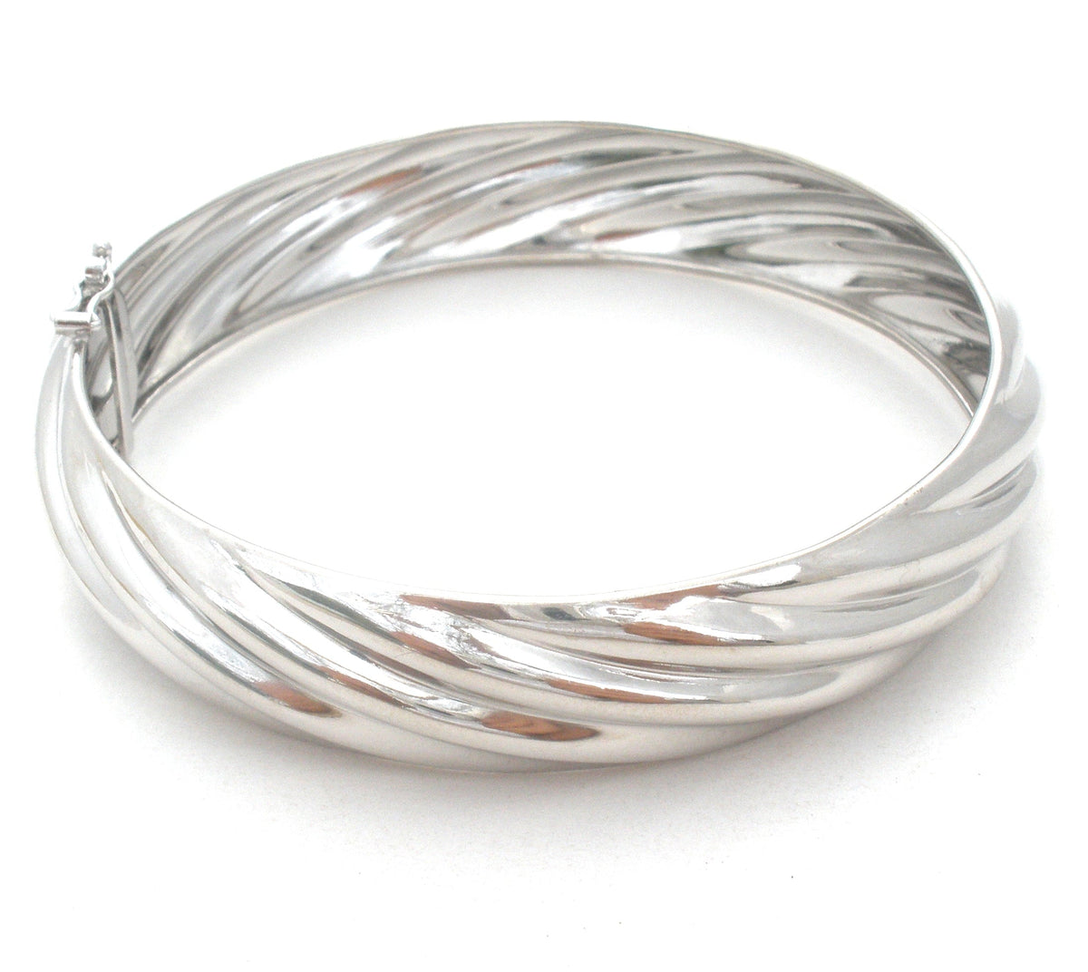 Sterling Silver Bangle Bracelet Italian LIRM