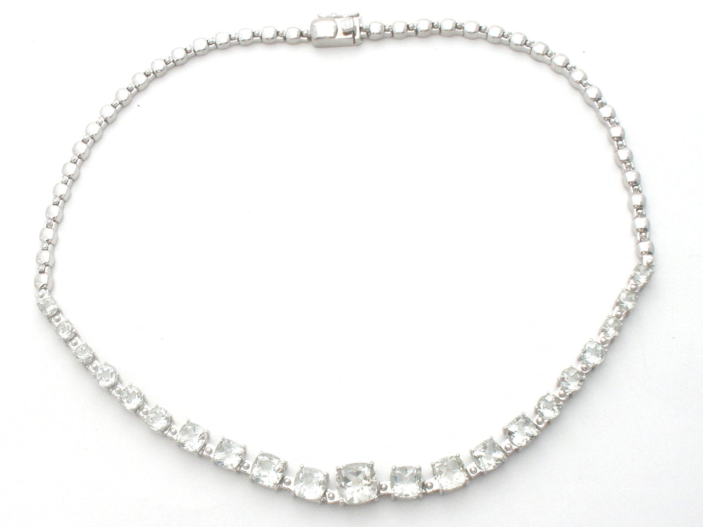 Sterling Silver Cubic Zirconia Necklace