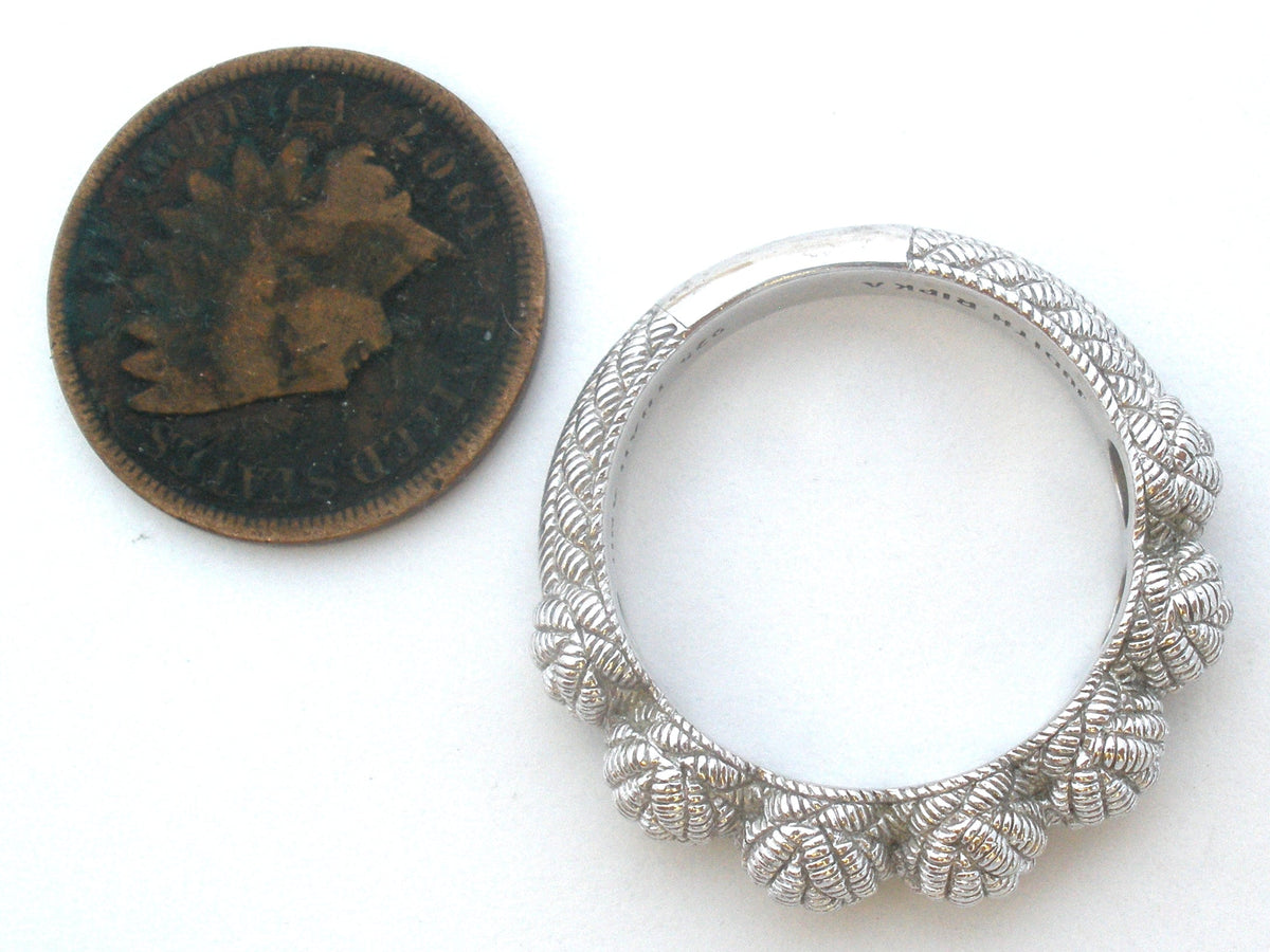 Sterling Silver Ring by Judith Ripka Size 8
