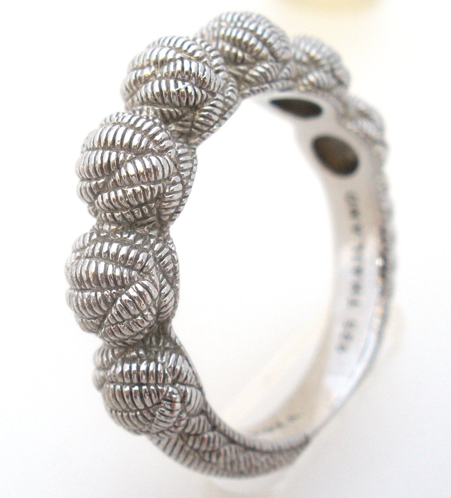 Sterling Silver Ring by Judith Ripka Size 8