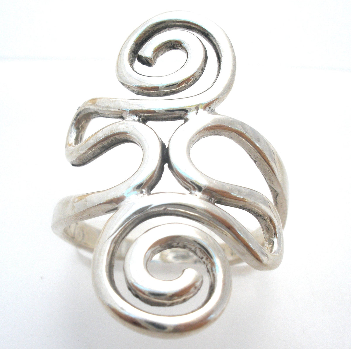 Sterling Silver Wire Wrap Ring Shube's Size 8