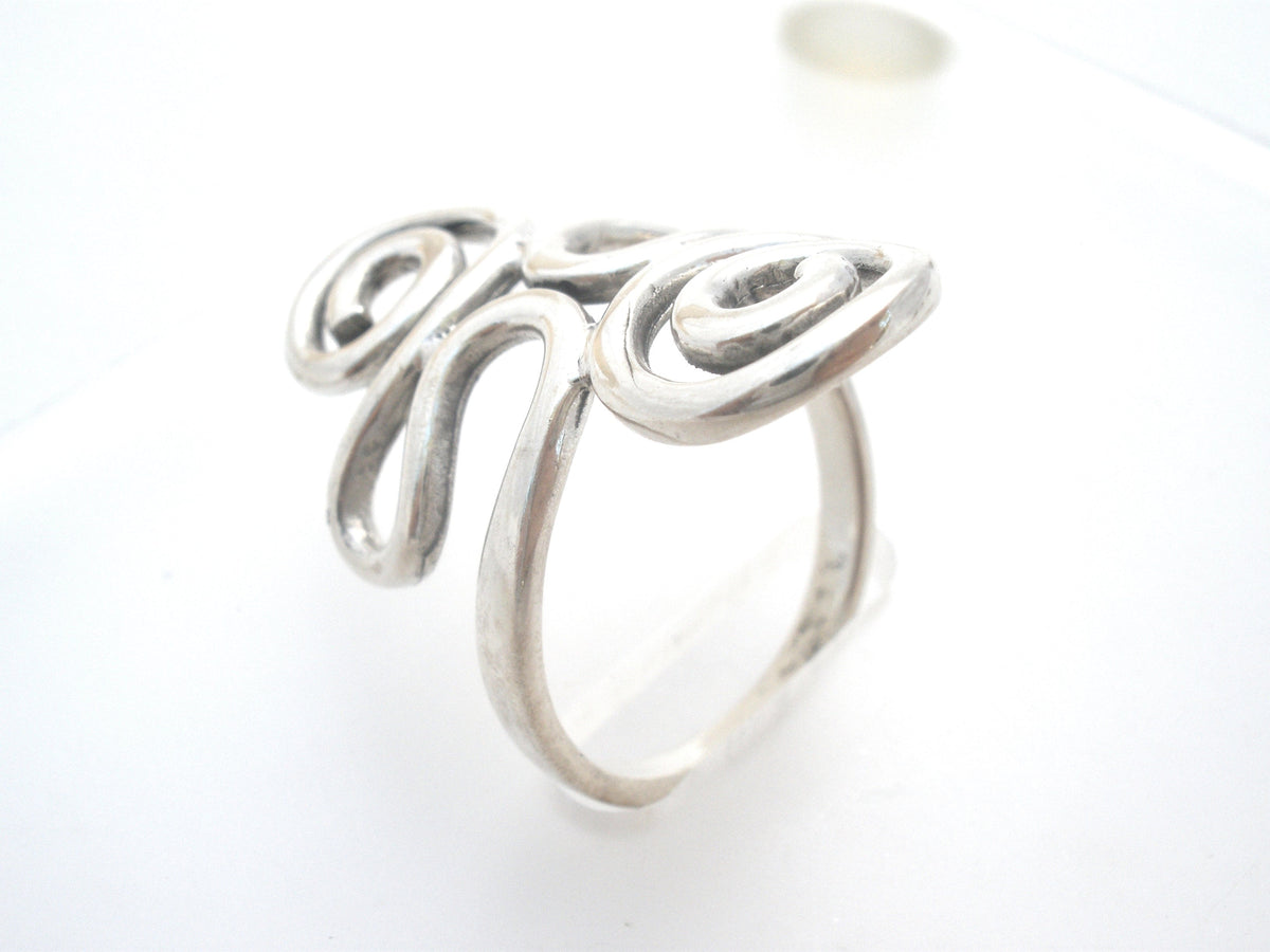 Sterling Silver Wire Wrap Ring Shube's Size 8